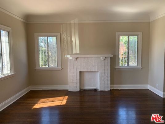 Empty room, Fireplace, Interior, Wood Texture Flooring