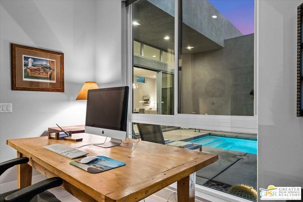 Home Office, Interior, Pool, Recessed Lighting