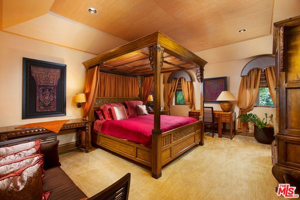 Bedroom, Interior, Recessed Lighting, Wooden Ceilings