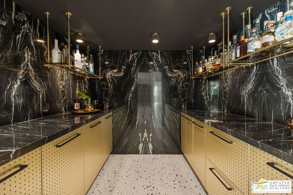 Interior, Kitchen, Marble Walls
