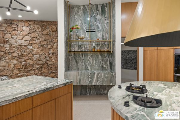 Interior, Recessed Lighting, Stone Walls