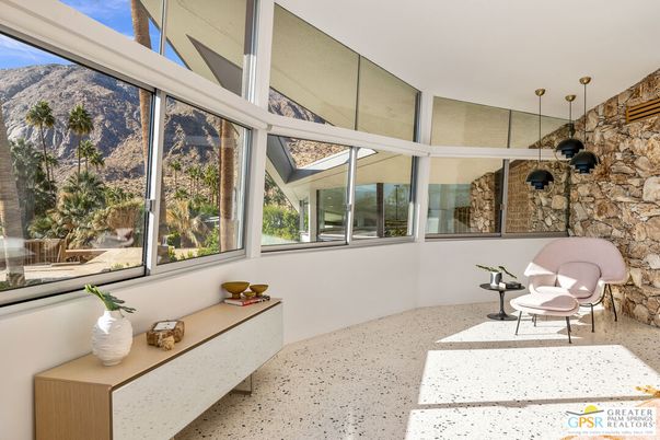Interior, Stone Walls, Sun Room