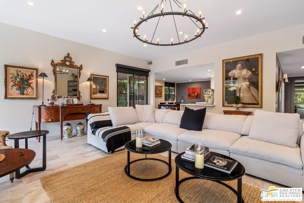 Chandelier, Dining room, Interior, Living room, Recessed Lighting, Wood Texture Flooring
