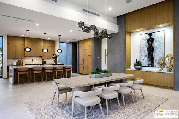 Dining room, Interior, Kitchen, Pendant Lights, Recessed Lighting