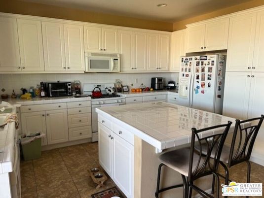 Interior, Kitchen, Recessed Lighting, Tile Countertops