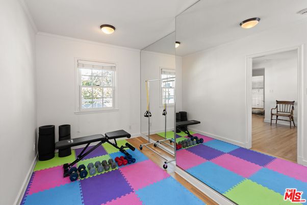 Fitness Equipment, Interior, Wood Texture Flooring