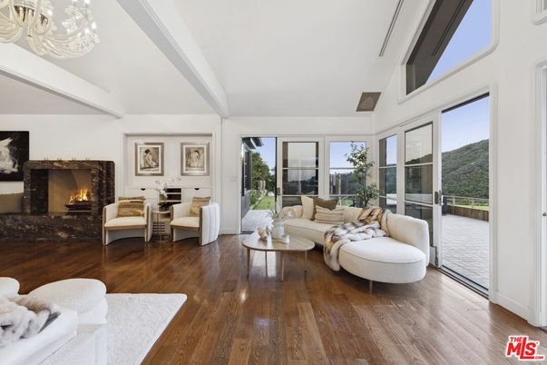 Fireplace, Interior, Living room, Wood Texture Flooring
