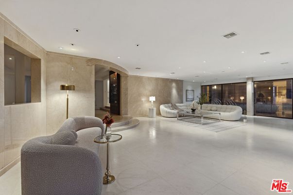 Interior, Living room, Recessed Lighting