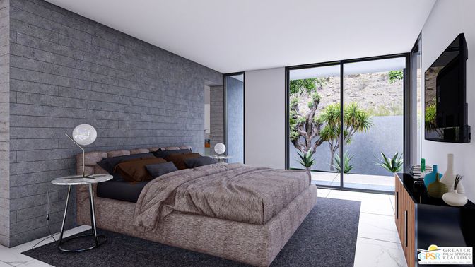 Bedroom, Interior, Marble, Stone Walls