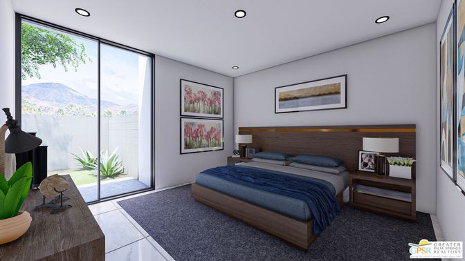 Bedroom, Interior, Recessed Lighting