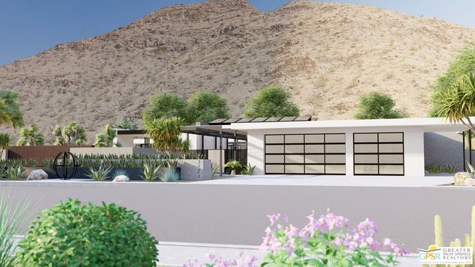 Attached, Exterior, Facade, Modern