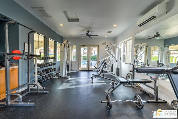 Fitness Equipment, Gym, Interior, Recessed Lighting