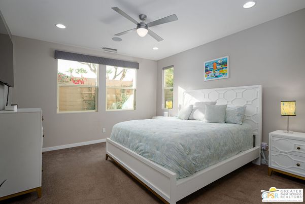 Bedroom, Interior, Recessed Lighting