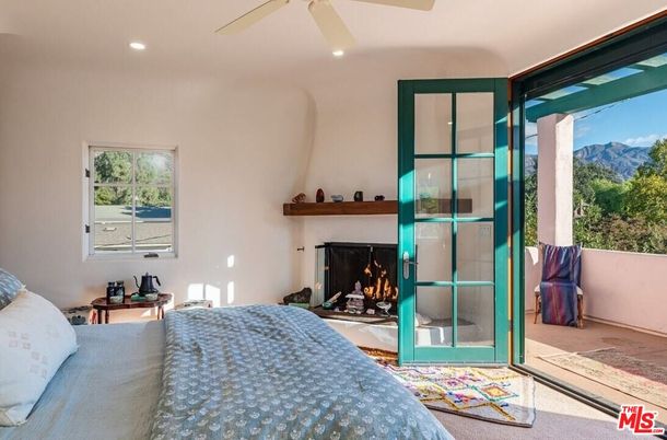 Bedroom, Fireplace, Interior, Recessed Lighting