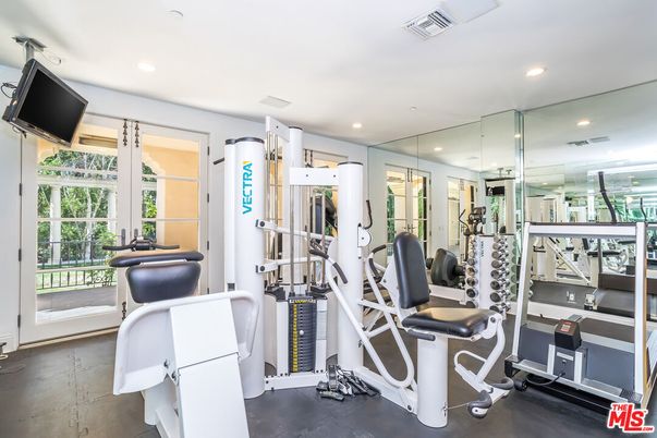 Fitness Equipment, Gym, Interior, Recessed Lighting