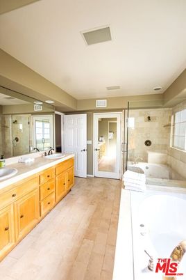 Bathroom, Dual Sink Vanities, Glass Shower, Interior