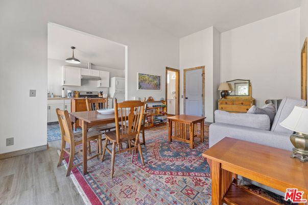 Dining room, Interior, Kitchen, Living room, Wood Texture Flooring