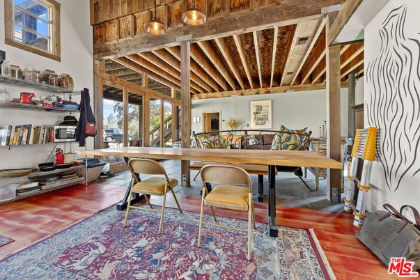 Dining room, Interior, Wooden Beams, Wooden Ceilings, Wood Texture Flooring