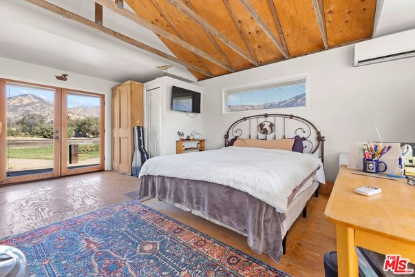 Bedroom, Interior, Wooden Beams, Wooden Ceilings, Wood Texture Flooring