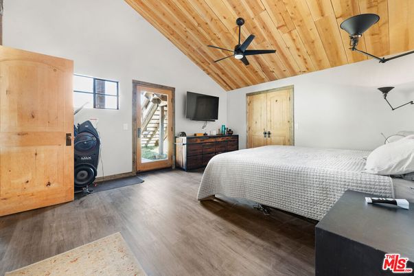 Bedroom, Interior, Wooden Ceilings, Wood Texture Flooring