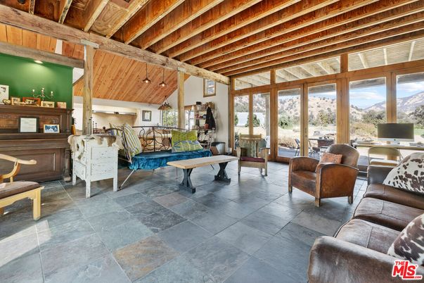 Billiard Table, Game Room, Interior, Wooden Beams, Wooden Ceilings