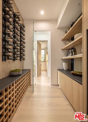 Interior, Recessed Lighting, Wine Storage, Wood Texture Flooring