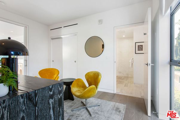 Bathroom, Home Office, Interior, Recessed Lighting, Wood Texture Flooring
