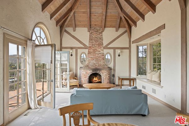 Fireplace, Interior, Living room, Stone Walls, Wooden Beams, Wooden Ceilings