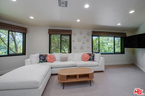 Interior, Living room, Recessed Lighting