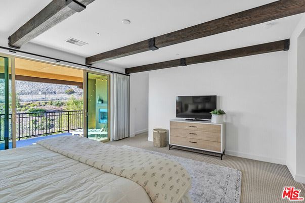 Bedroom, Interior, Wooden Beams