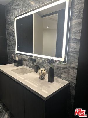 Bathroom, Dual Sink Vanities, Interior, Marble Walls