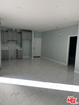 Empty room, Interior, Kitchen, Marble, Recessed Lighting