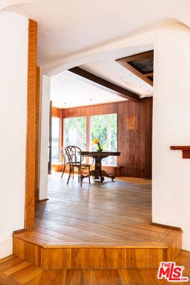 Dining room, Interior, Wood Texture Flooring