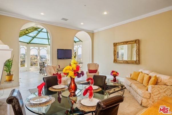 Dining room, Fireplace, Interior, Living room, Recessed Lighting