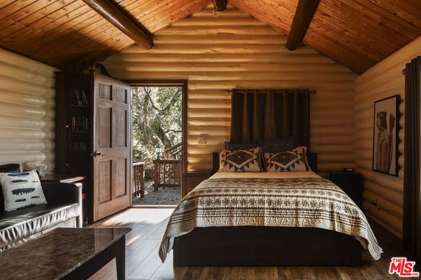 Bedroom, Interior, Wooden Beams, Wooden Ceilings, Wood Texture Flooring, Wooden Walls