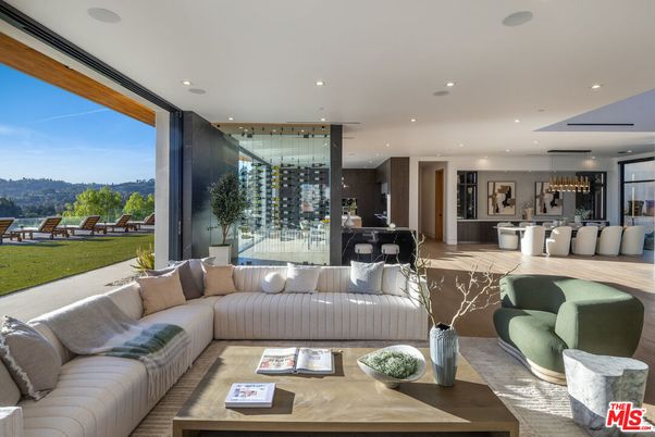 Dining room, Interior, Kitchen, Living room, Pendant Lights, Recessed Lighting, Wine Storage, Wood Texture Flooring