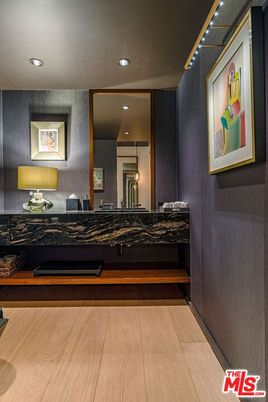 Bathroom, Interior, Recessed Lighting, Wood Texture Flooring