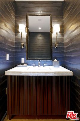 Bathroom, Interior, Recessed Lighting, Wooden Walls