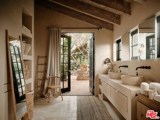 Bathroom, Interior, Wooden Beams, Wooden Ceilings