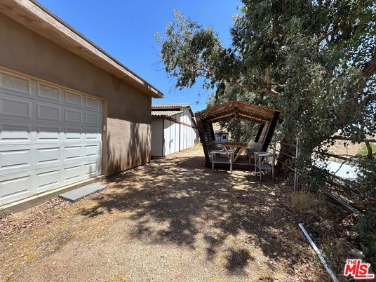 Backyard, Detached Garage, Exterior