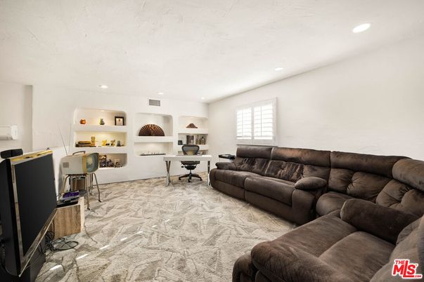 Home Office, Interior, Living room, Recessed Lighting