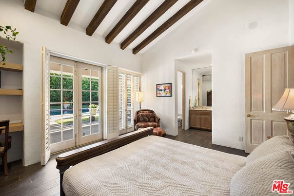 Bedroom, Interior, Wooden Beams, Wood Texture Flooring
