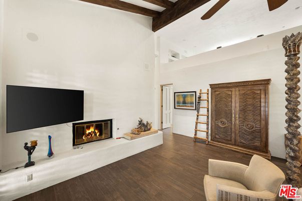 Fireplace, Interior, Wooden Beams, Wood Texture Flooring