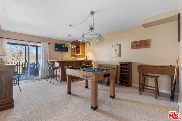 Billiard Table, Game Room, Interior, Pendant Lights