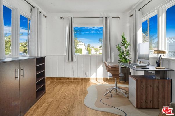 Home Office, Interior, Wood Texture Flooring