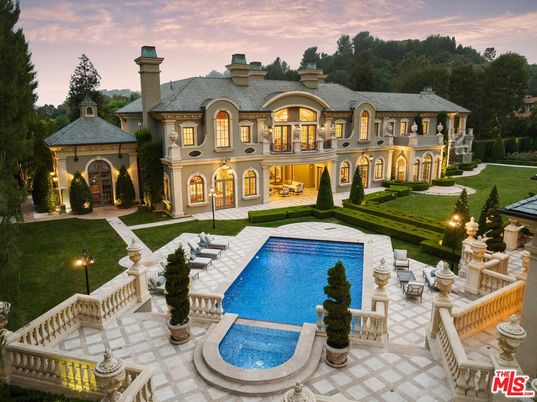 Backyard, Exterior, Facade, Pool, French Provincial