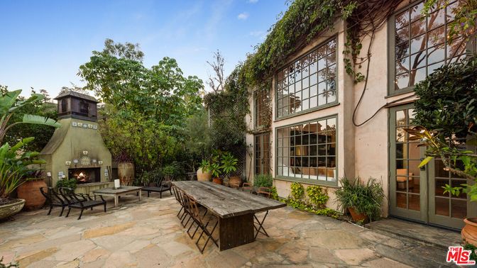 Backyard, Exterior, Fireplace