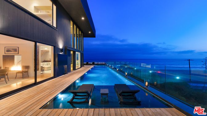 Exterior, Pool, Water, Wood Texture Flooring