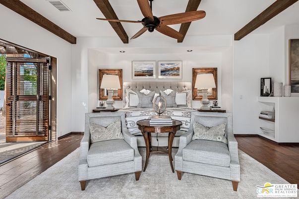 Dining room, Interior, Living room, Recessed Lighting, Wooden Beams, Wood Texture Flooring
