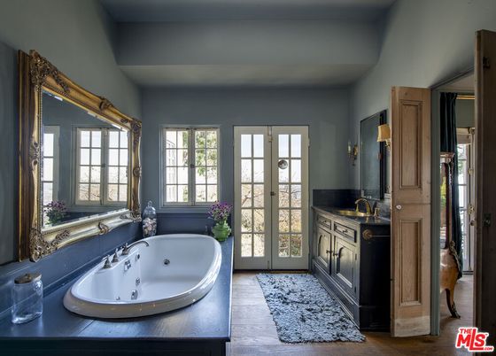 Bathroom, Interior, Wood Texture Flooring